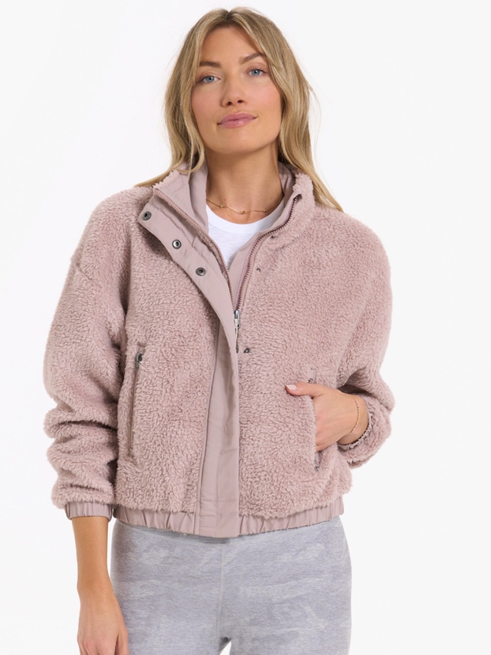 Vuori Cozy Sherpa Jacket Umber - Size XS